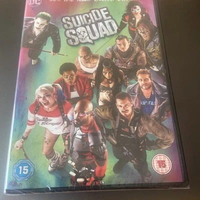 Suicide Squad DVD DC Comics - Cert 15 (No Slip cover) NEW SEALED - Image 1 of 2