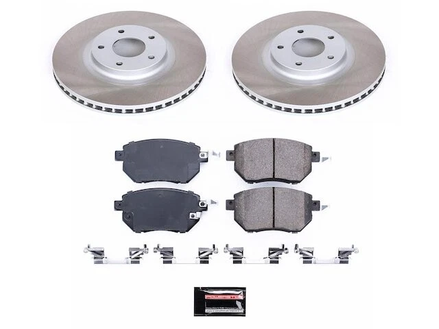 Kit de pastillas de freno delanteras y rotor para Nissan Máxima 2005 2004-2006 VY443WZ Foto 1 de 1