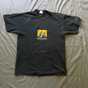 Vtg Newgrounds Tank Black Promo T-Shirt Adult Size Medium Gildan Preshrunk 2006 - Picture 1 of 3