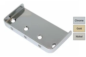 Half (ie. 1/2, "Cut-Off') Telecaster Bridge Plate - no saddles - Picture 1 of 5