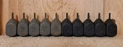 10 × Korda Square Pear Inline Bleie - 4 oz, 113 g - Karpfenangeln Fishing Angeln - Bild 1 von 3