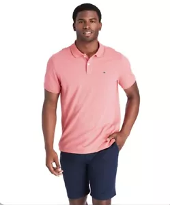 VINEYARD VINES $ 98 Herren klassische Passform Large koralle lachs Kurzarm Piqué Polo - Bild 1 von 5