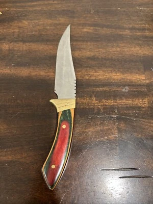 Cuchillo de caza Bowie de hoja fija con cubiertos Chipaway de colección Foto 1 de 4