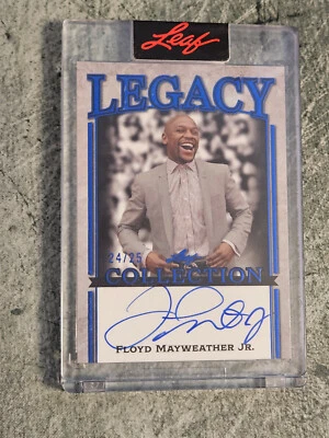 2022 LEAF LEGACY COLLECTION AUTO #LCAFM3 FLOYD MAYWEATHER JR.  /25 - Image 1 of 2