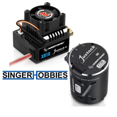 Combo ESC/SD G2.1 HOBBYWING 38020372 XR10 Justock G3S con sensor sin escobillas (17,5T) Foto 1 de 2