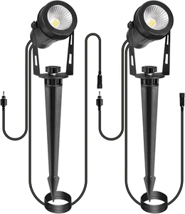 2 Pack Extendable Outdoor Landscape Lights, 12V Low Voltage Landscape Lighting I - Picture 1 of 12