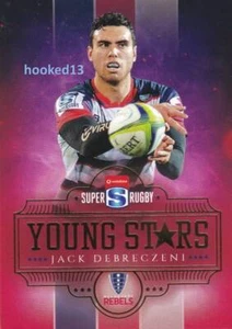 2017 TapNPlay Super Rugby Union YOUNG STARS Jack Debreczeni REBELS #YS-03 - Imagen 1 de 2