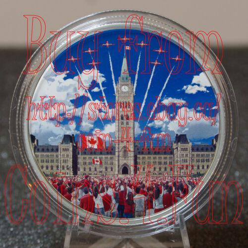 2017 Celebrating Canada Day 150 Parliament Hill $30 Glow-In-The-Dark Silver Coin