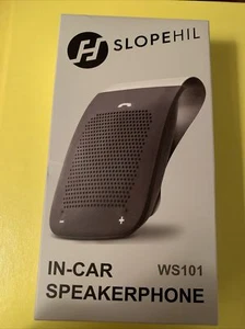 Haut-parleur Bluetooth mains libres dans la voiture Slopehil monture visière WS-102 neuf dans sa boîte - Photo 1 sur 7