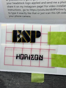 Custom ESP Horizon Headstock Logo set - Picture 1 of 1