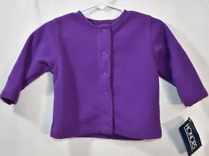 Chaqueta polar Honors púrpura talla 6-9 meses niña vintage - Imagen 1 de 4