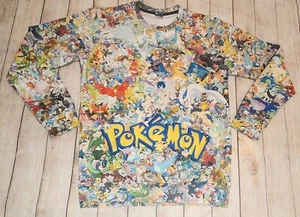 Mr 1991 Inc Miss Go Pokemon Long Sleeve Sweatshirt XL All Over Print Vintage Y2K - Picture 1 of 3