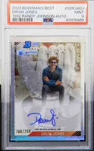 2023 Bowman's Best - Druw Jones - Randy Johnson - #'d/250 - AUTO - Bild 1 von 3
