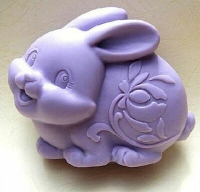 Molde De Silicona Para Conejo Moldes De Jabón Hechos A Mano Fondant Pastel Artesanía Arte Decoración Molde 1 Pieza • 14.22€