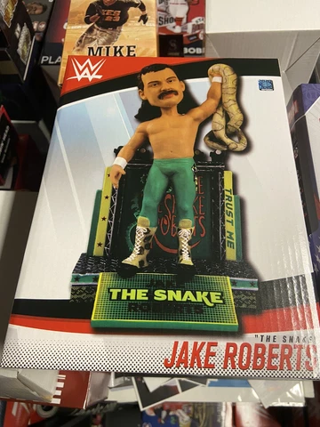 Jake The Snake Roberts Wrestling WWE WWF Legend Exclusive Bobblehead Bobble Head Cover