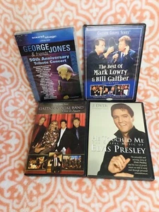 the best of gospel dvds lot George Jones & The Best Of Mark Lowry &bill Gaither - Picture 1 of 4