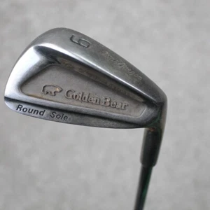 MacGregor Golden Bear 9 iron RH Golf Club Round Sole Multistep Steel Shaft 37" - Picture 1 of 14