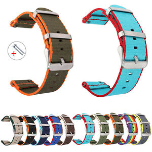 Nylon Strap 20mm 22mm Watch Band For Samsung Galaxy Watch 4 40 44mm 42 46mm Belt
