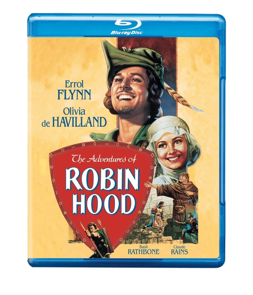 The ADVENTURES OF ROBIN HOOD (1938) - BLU-RAY (2008) ALL REGION ERROL FLYNN - image 1 of 2