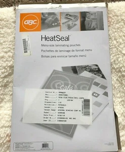 100 + Gbc Heatseal Ultraclear Laminating Pouches Letter 9" Width X 11.5" - Picture 1 of 2
