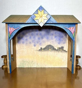 Vintage Jim Shore 2003 Krippe / Stall Heartwood Creek - Bild 1 von 14