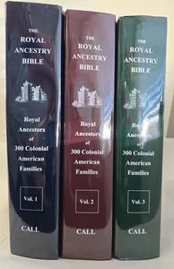 The Royal Ancestry Bible In 3 Complete Volumes Michel L Call 2005 Genealogy HC - Picture 1 of 1