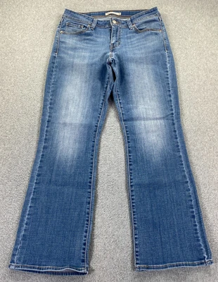 Женские джинсы Levis 529 Curvy Bootcut размер 10S синие эластичные средняя посадка классический деним - Изображение 1 из 4
