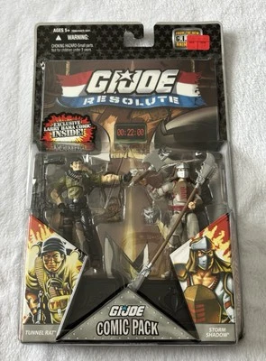 G.I. Paquete interior de cómic Joe Resolute Tunnel Rat & Storm Shadow Larry Hama nuevo Foto 1 de 4
