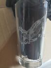 Fraternal Order of Eagles F.O.E Etched Beer Drinking Glass