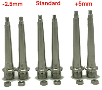 Crankbrothers EggBeater, Candy, Mallet. Doubleshot: 2 Titanachsen für Pedale