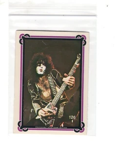 KISS COLLECTOR CARD PUZZLE PIECE #126 1978 DONRUSS AND AUCOIN MGT - Picture 1 of 2