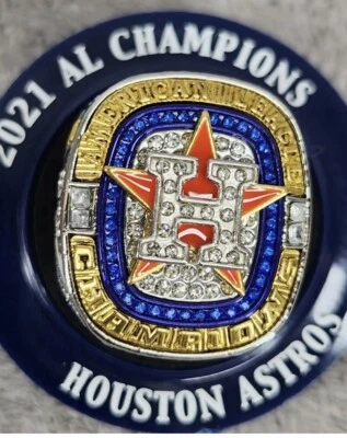 Jose Altuve Houston Astros Replica Ring 2021 AL Champions Ring SGA In Box - Image 1 of 4