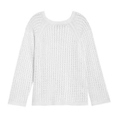 Suéter Theory Cable Tejido Mezcla Lino Talla 0-2 Nuevo con Etiquetas  Foto 1 de 4