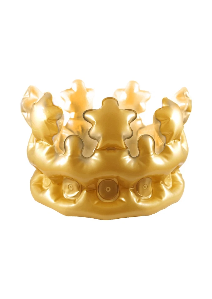 INFLATABLE CROWN Christmas Fancy Dress Party Blow Up Fun Toy — 第 1/1 张图片