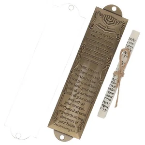 Mezuzah with Scrolls for Door Religious Holy Scroll Front Door Hanger Jewish ... - Picture 1 of 9