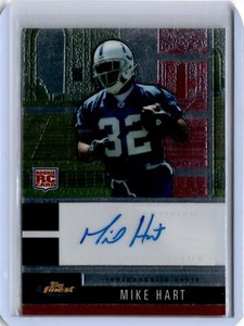 Mike Hart #115 signed autograph auto 2008 Topps Finest Rookie RC Card