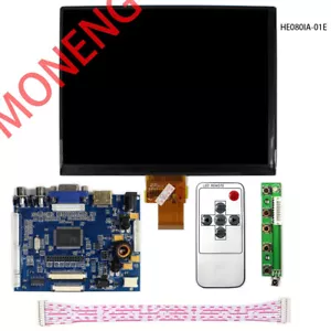 8 pollici IPS 1024*768 HJ080IA-01E HE080IA-01D+ SCHEDA DRIVER HDMI VGAControl - Foto 1 di 4