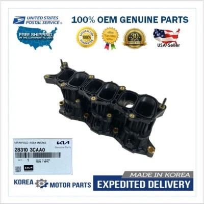 GENUINE✅INTAKE MANIFOLD FOR 10-12 HYUNDAI SANTA FE 11-14 KIA 3.5L # 28310-3CAA0 Foto 1 de 4