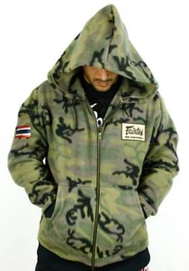 Fairtex Hooded Sweatshirt - Camouflage - FHS15 - Made in Thailand - Picture 1 of 11