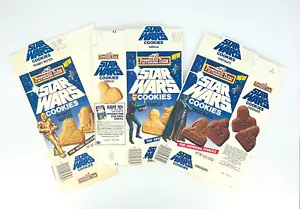 LOTE DE 3 CAJAS DE GALLETAS VINTAGE 1983 Star Wars PEPPERIDGE FARM - Imagen 1 de 7