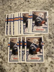 25 CARD LOT 1989 TOPPS TRADED FOOTBALL ANDRE RISON #102T ROOKIE CARD LOT - Picture 1 of 2