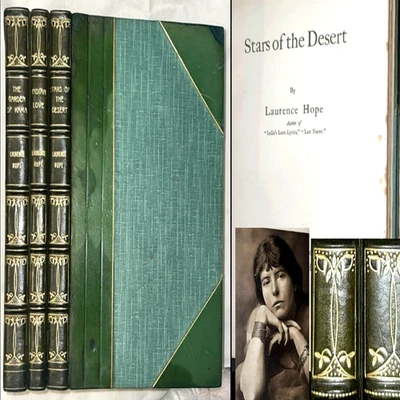 1909 INDIAN LOVE GARDEN OF KAMA LAURENCE HOPE 3BKS INDIA POETRY SUICIDE DESERT Foto 1 de 4