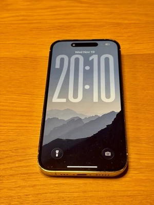 iPhone 14 Pro, Silver 256GB | OVP | Funktionsfähig Aber schlechter Zustand - Bild 1 von 4