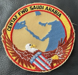 Vintage US CENTAF (Air Force Central) Fwd HQ Saudi Arabia Patch (early) - Bild 1 von 2