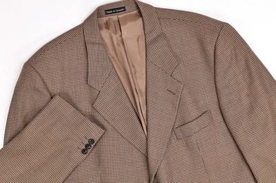 Chaqueta Blazer Vintage YSL YvesSaintLaurnet Tostada Cuadros Lana 3 Botones 48 L Foto 1 de 4