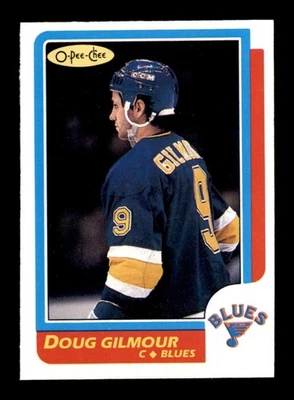 1986 O-Pee-Chee #93 Doug Gilmour   NM+ X3548004 - Image 1 of 3