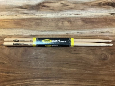 "Varias baquetas de percusión 5A puntas de madera nuevas 16""" Foto 1 de 4