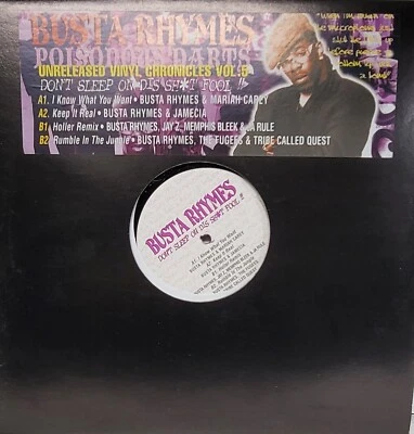 Busta Rhymes-Unreleased Vinyl Chronicles Vol. 5 BRAND NEW 12" Vinyl Foto 1 de 2