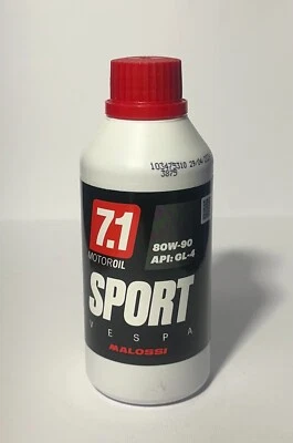 Olio Trasmissione Malossi 80W-90 Cambio Sport Ingranaggi Scooter 250ml - Immagine 1 di 4