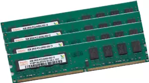 Hynix 8GB 4x 2GB DDR2 800MHz Dimm RAM Memory Desktop PC-6400 1,5 Volt 240Pin - Picture 1 of 1